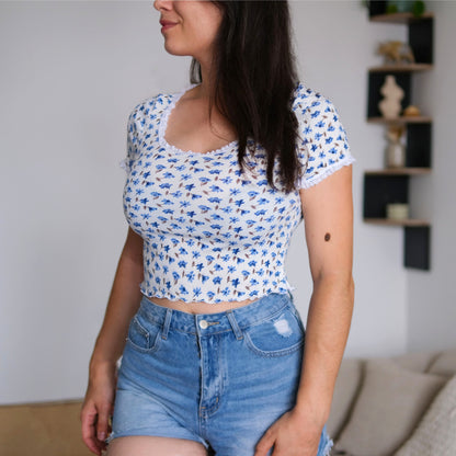 Patron t-shirt femme jersey facile à coudre | PDF