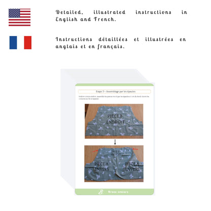 tutoriel facile coudre un haut à volant