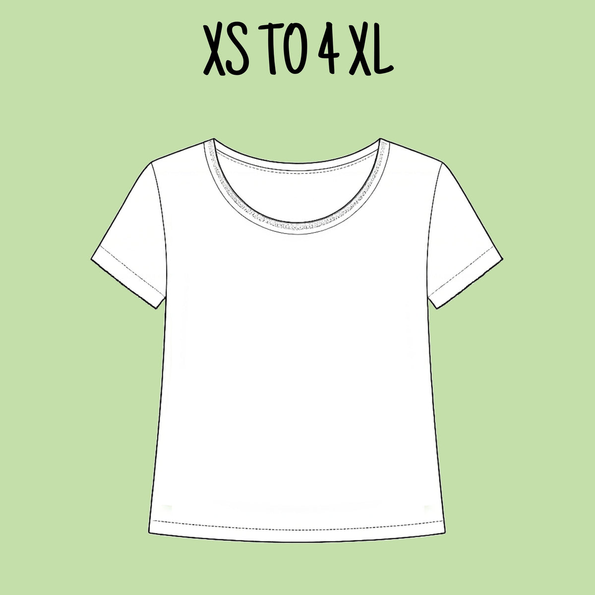 Patron t-shirt femme jersey facile à coudre | PDF