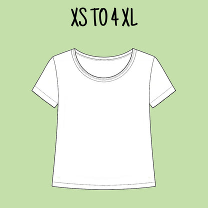 Patron t-shirt femme jersey facile à coudre | PDF