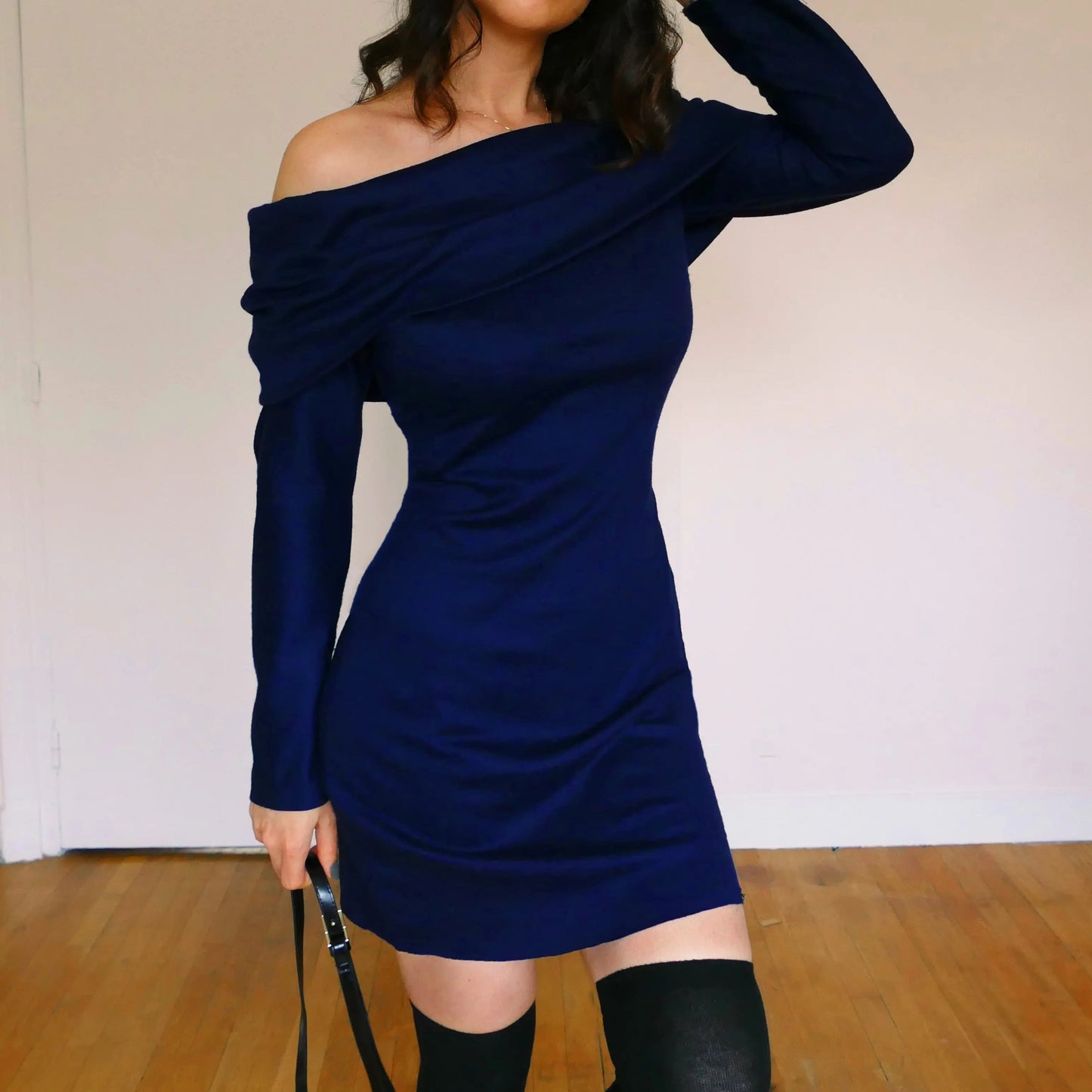 Patron PDF robe pull moulante avec décolleté bardot, épaules dénudées Ma boutique